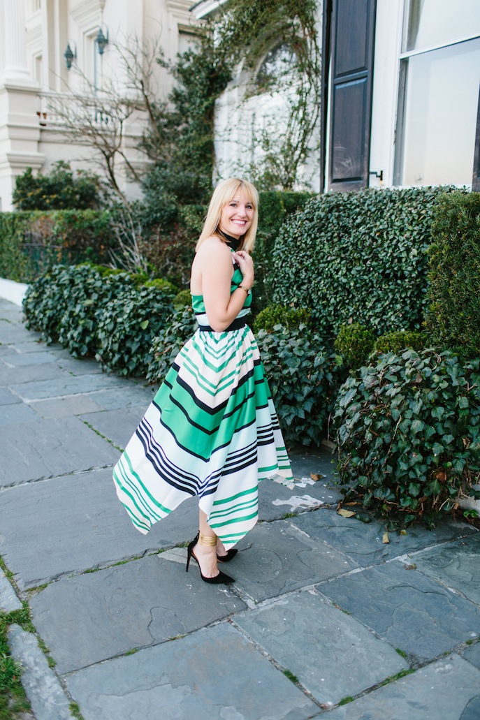 What I’m Wearing: Green Stripes - Look Linger Love