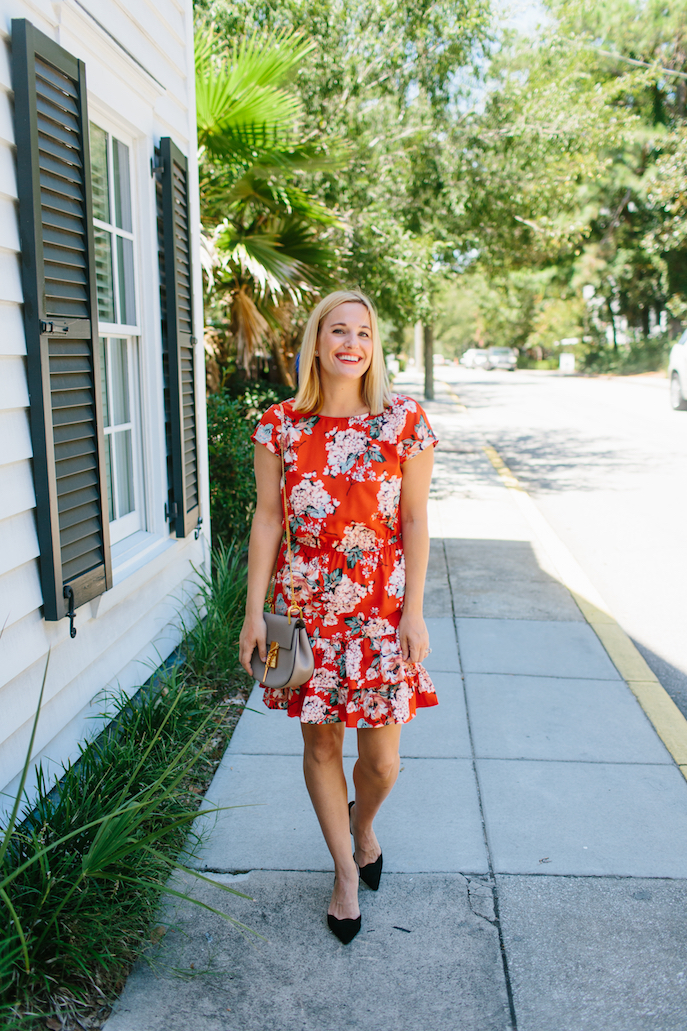 What I’m Wearing: Floral Ruffle Dress - Look Linger Love