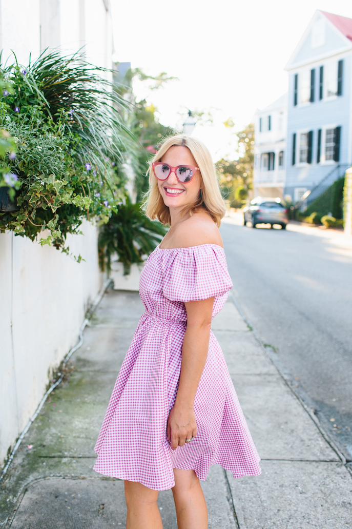 What I'm Wearing: Gingham Dress - Look Linger Love Look Linger Love