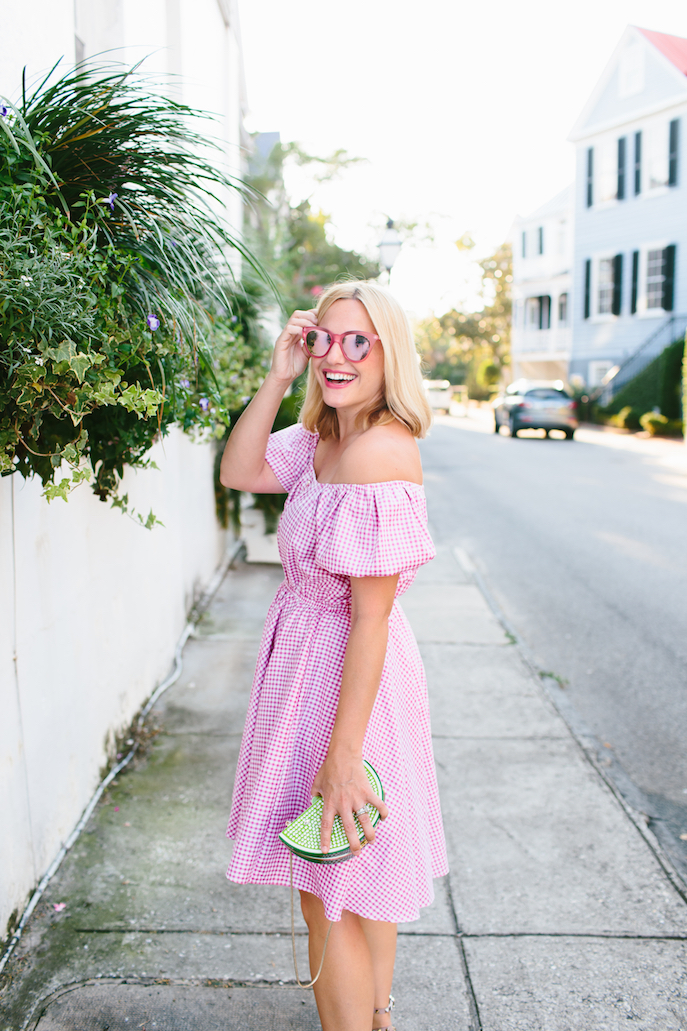 What I'm Wearing: Gingham Dress - Look Linger Love Look Linger Love